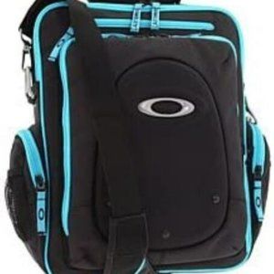 Oakley Tactical Gear Vertical Computer Laptop Bag Backpack Black and Blue 3.0